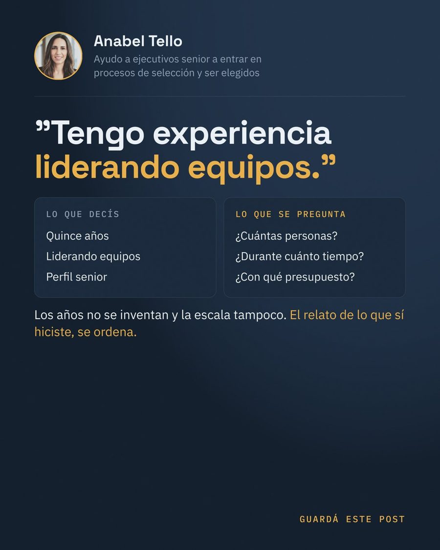 Lo que decís en una entrevista y lo que en realidad se pregunta